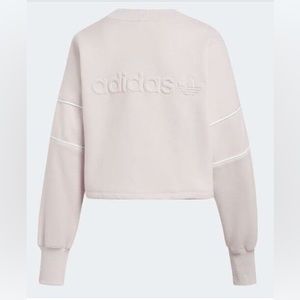 Adidas Iced Purple Embossed Crew Neck